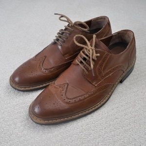 PENGUIN Welton Leather Wingtip Oxford Shoe - 8